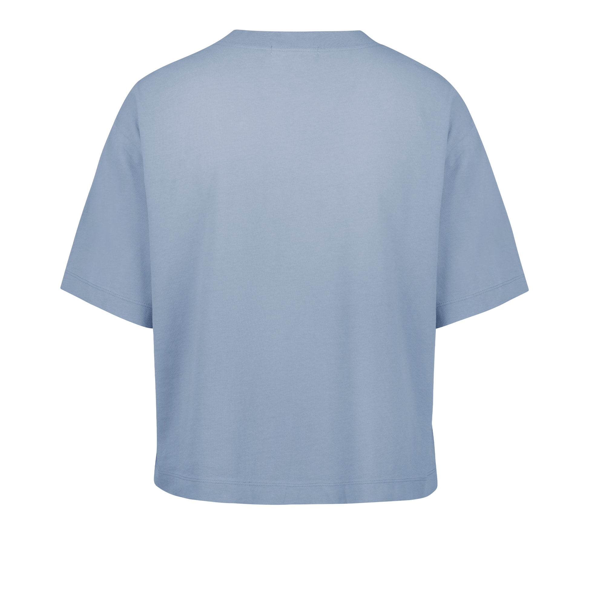 Women's '47 Brand Knicks Windthrow Ravine Crop Tee - Back View