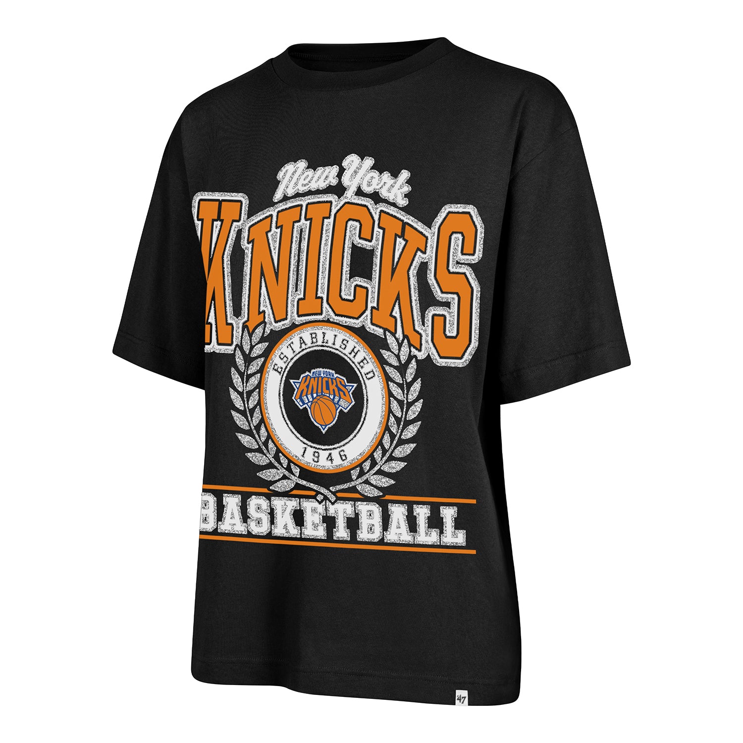 Women's '47 Brand Knicks Ring True Foundation Tee - Front View