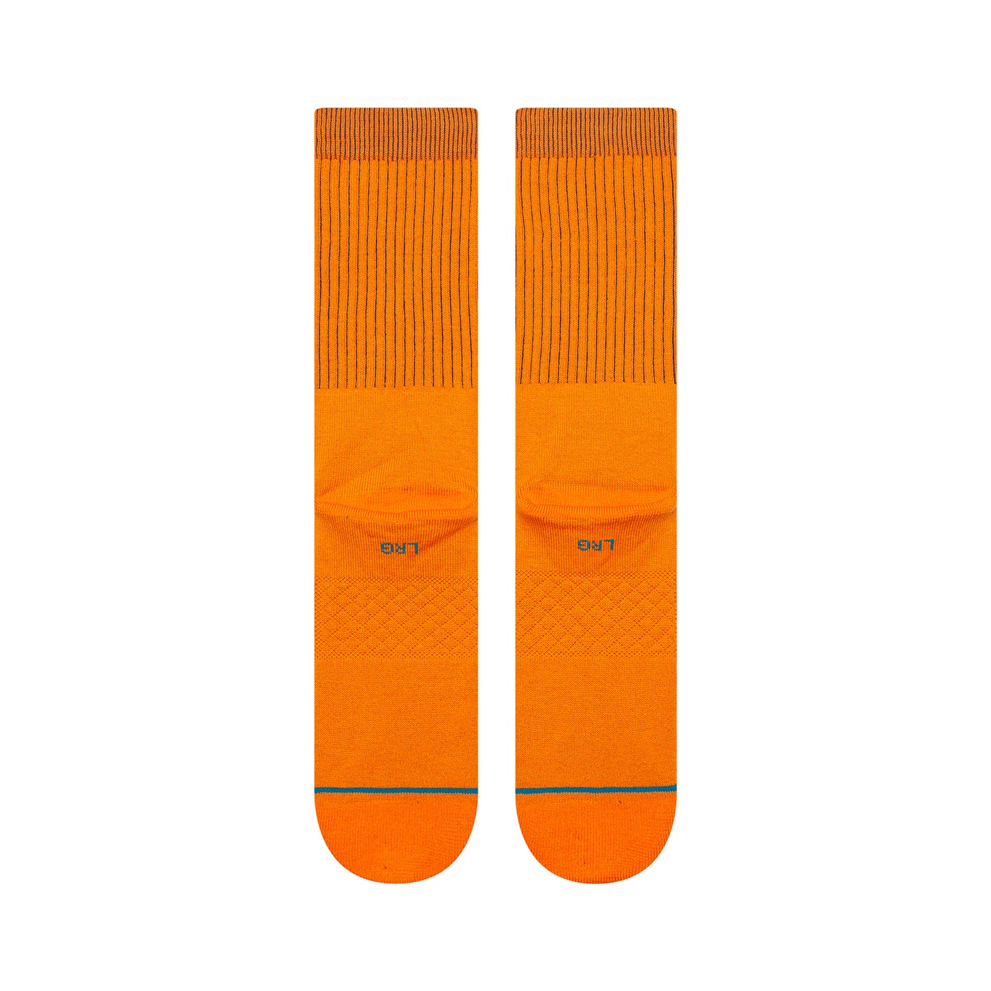 Stance Knicks Orange Badged Crew Sock - Back View