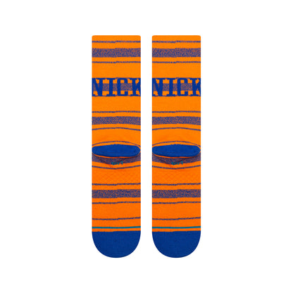 Stance Knicks Orange Homesick Crew Sock - Back View