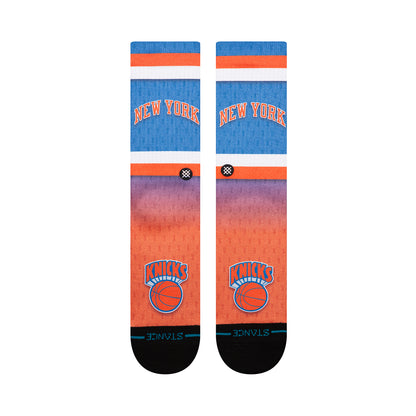 Stance Knicks Hardwood Classic Logo Sock - Front View