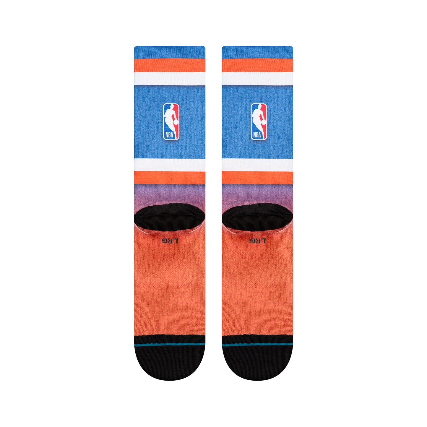 Stance Knicks Hardwood Classic Logo Sock - Back View