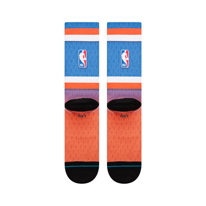 Stance Knicks Hardwood Classic Logo Sock - Back View