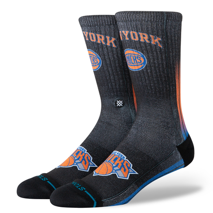 Stance Knicks Black Statement Edition Sock - Side View