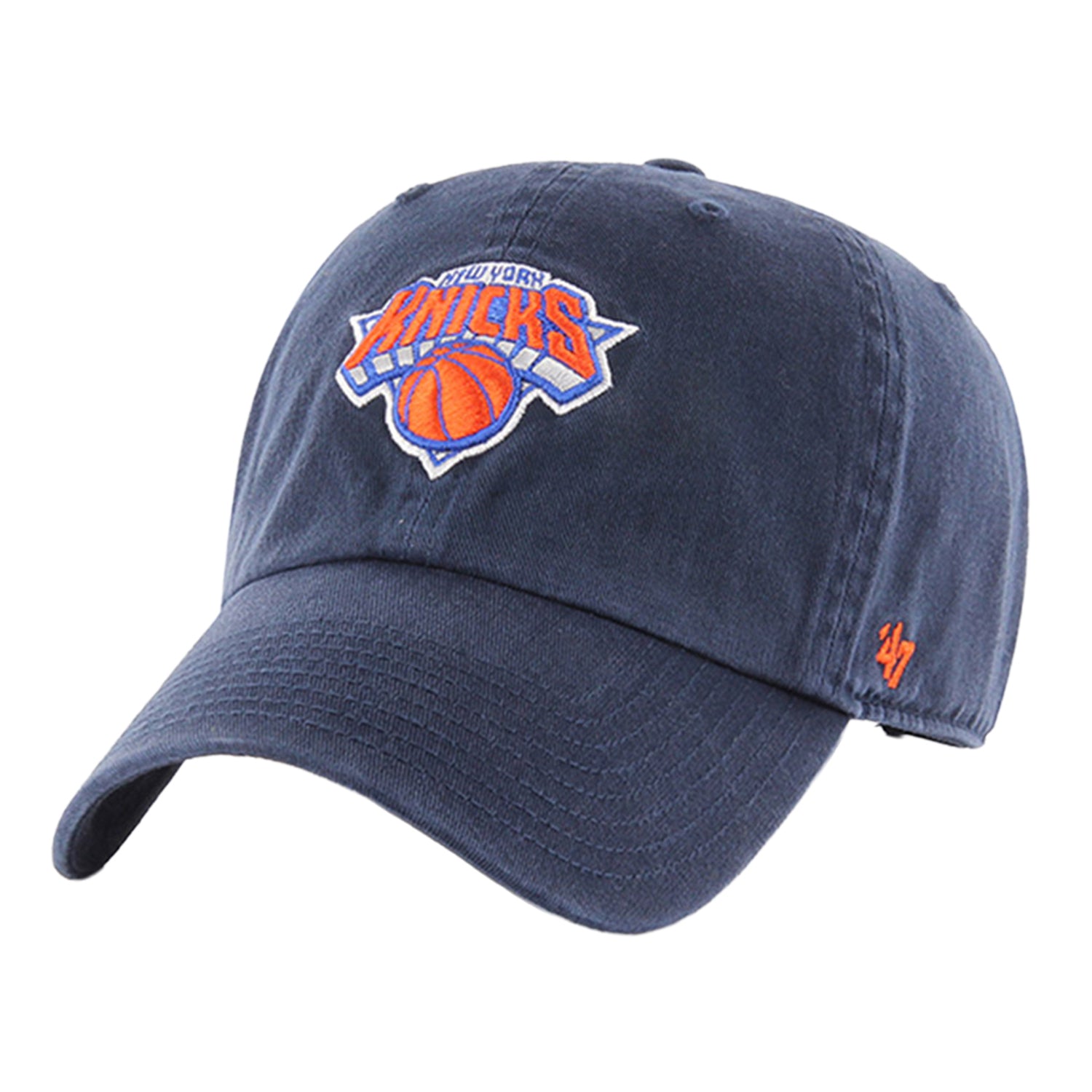 47 Brand Knicks Navy Primary Logo Clean Up Hat – Shop Madison