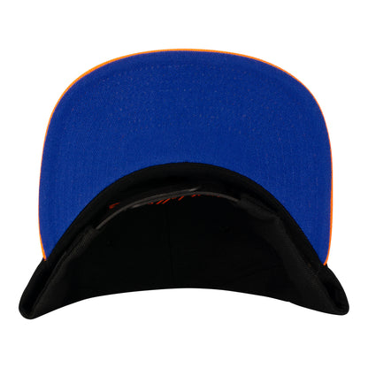Mitchell & Ness Knicks Reload Snapback Hat In Black - Bill View
