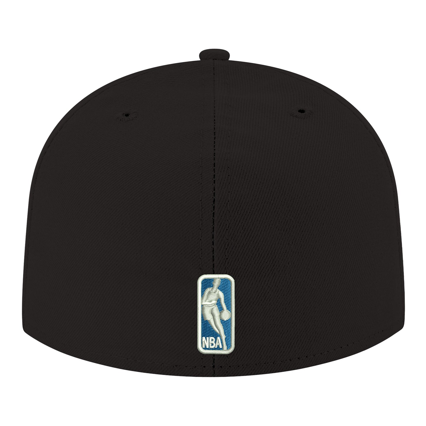 New Era Knicks Black 59Fifty Fitted In Black - Back View
