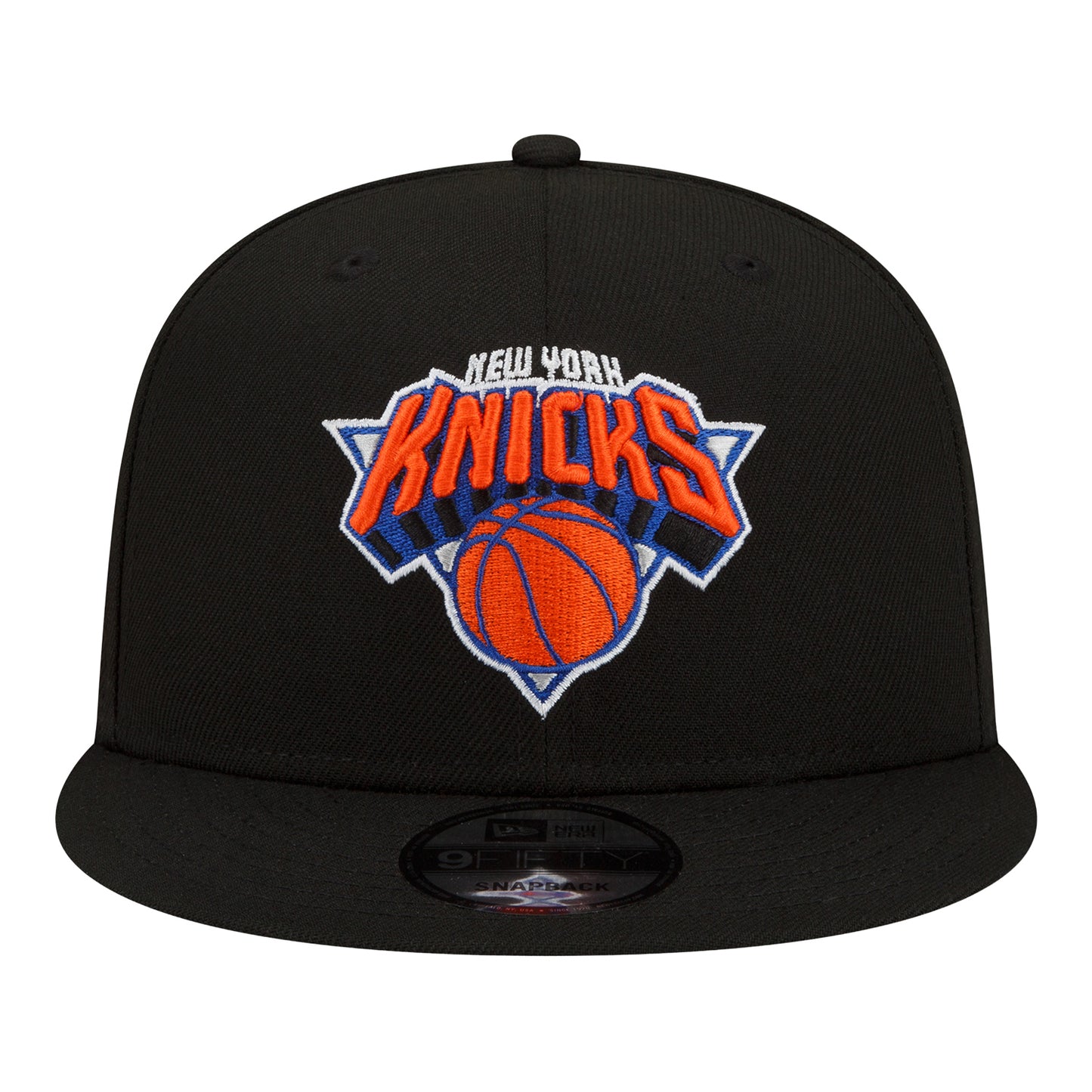 New Era Knicks 21-22 City Edition Alt 9Fifty Hat In Black - Front View