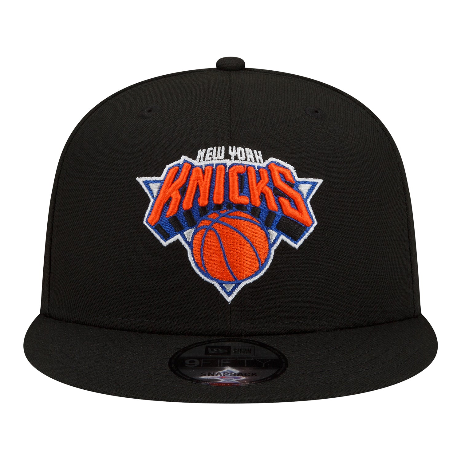 New Era Knicks 21-22 City Edition Alt 9Fifty Hat In Black - Front View