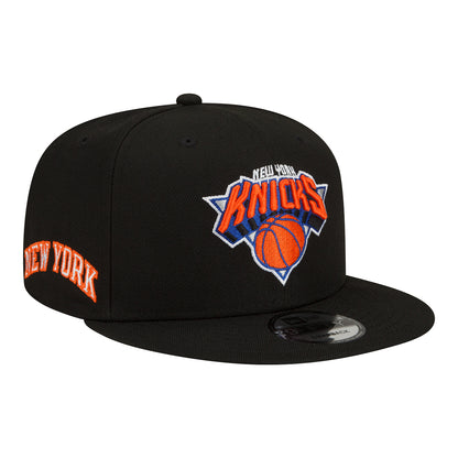 New Era Knicks 21-22 City Edition Alt 9Fifty Hat In Black - Front Right View