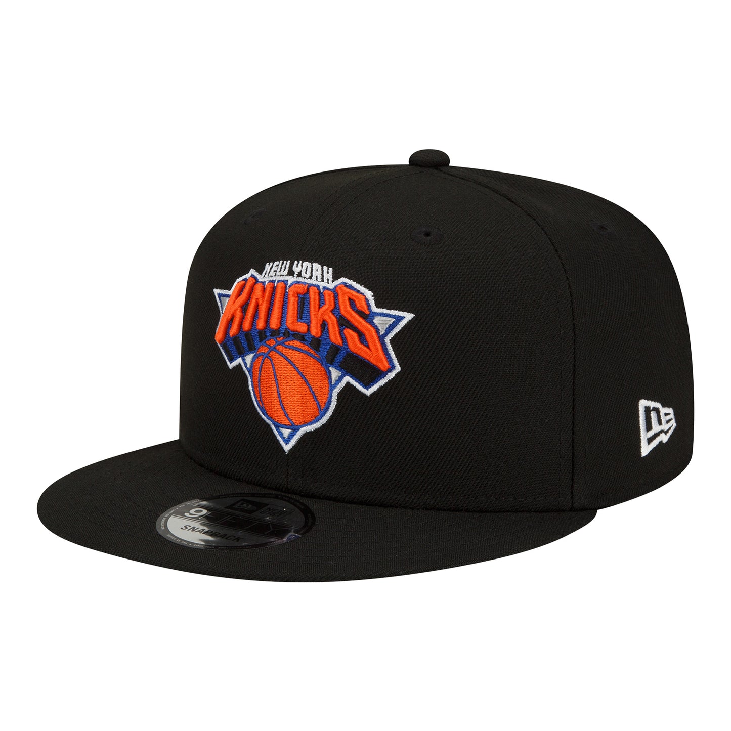 New Era Knicks 21-22 City Edition Alt 9Fifty Hat In Black - Front Left View