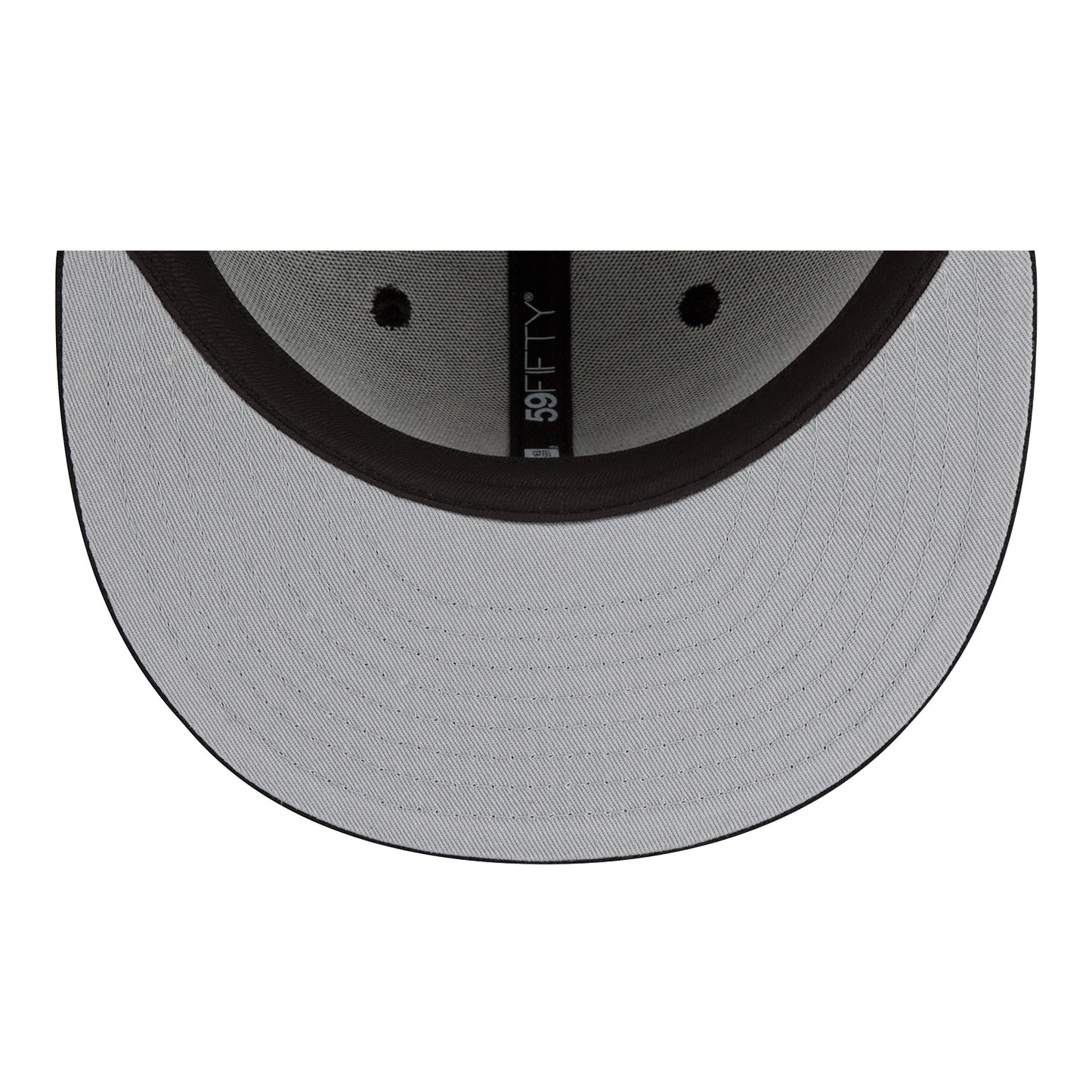 New Era Knicks 21-22 City Edition Official 5950 Hat In Black - Bill View