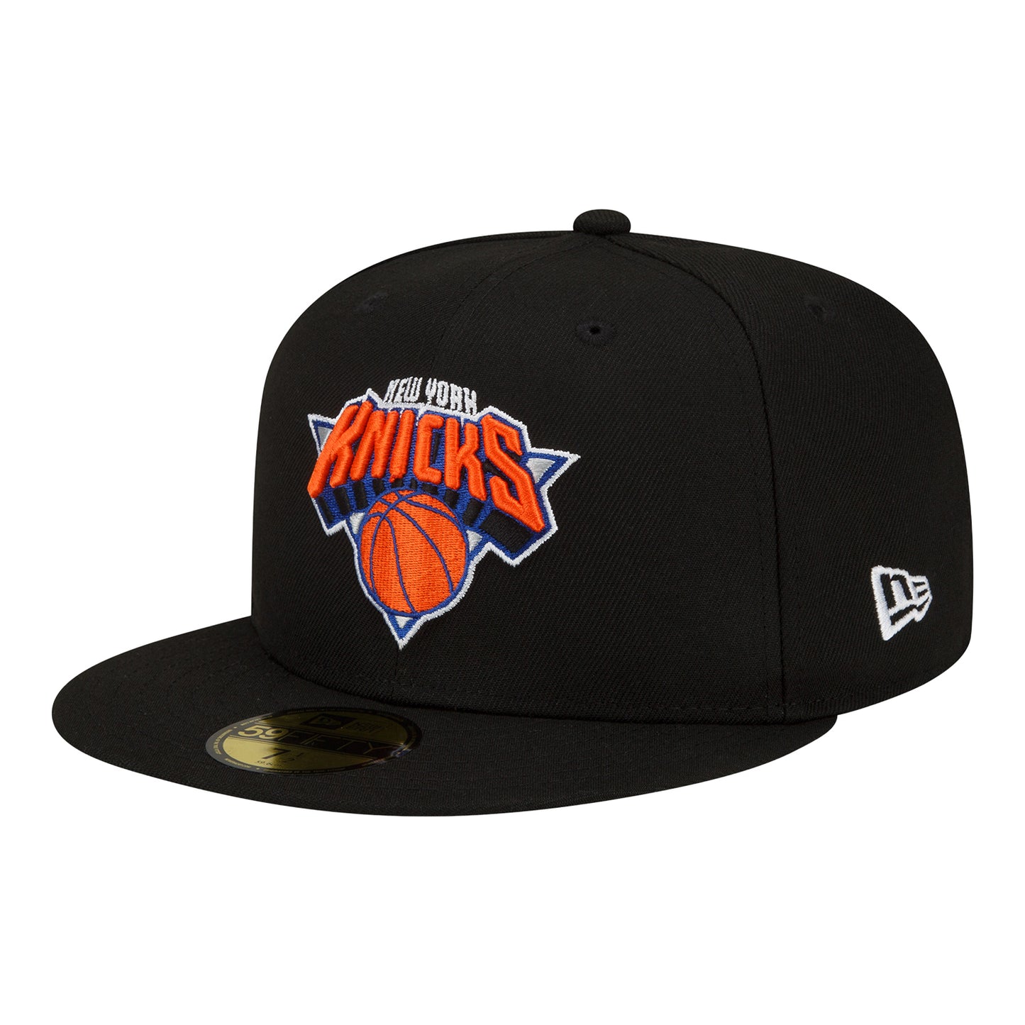 New Era Knicks 21-22 City Edition Alt 5950 Hat In Black - Front Left View