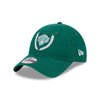 New Era Knicks Golf Emerald Green Leaves Adjustable Hat - Angled Left Side View