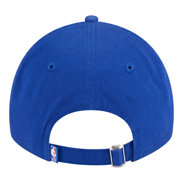 New Era knicks 2023 Draft 920 Adjustable Hat - In Blue - Back View