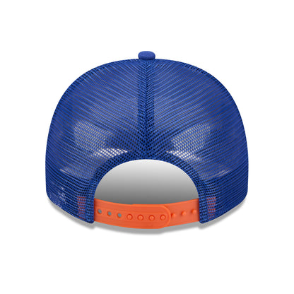New Era Knicks Banner 950 A Frame Snapback Chrome/Royal - Back View