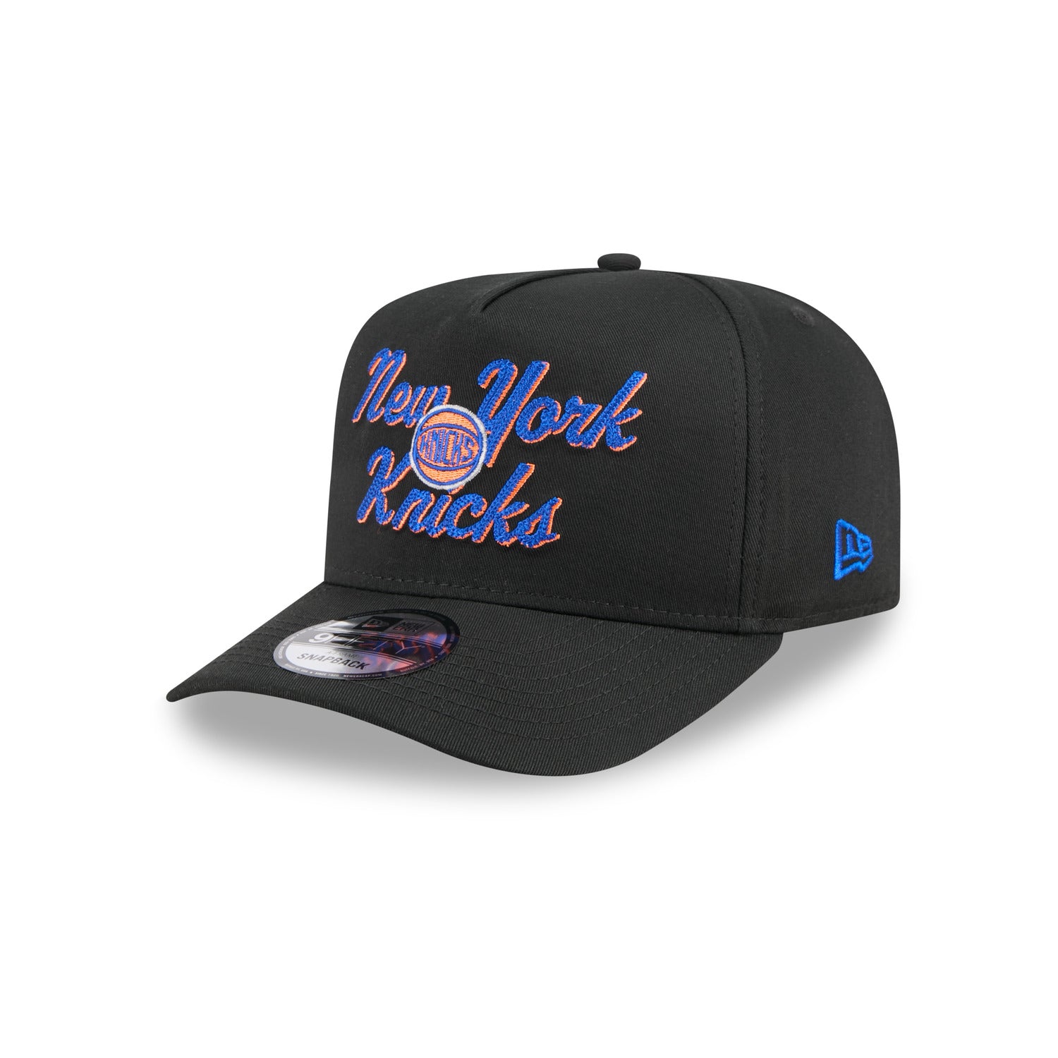 New Era Knicks Chainstitch 950 A Frame Snapback Black – Shop