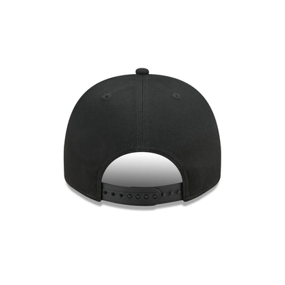 New Era Knicks Chainstitch 950 A Frame Snapback Black - Back View