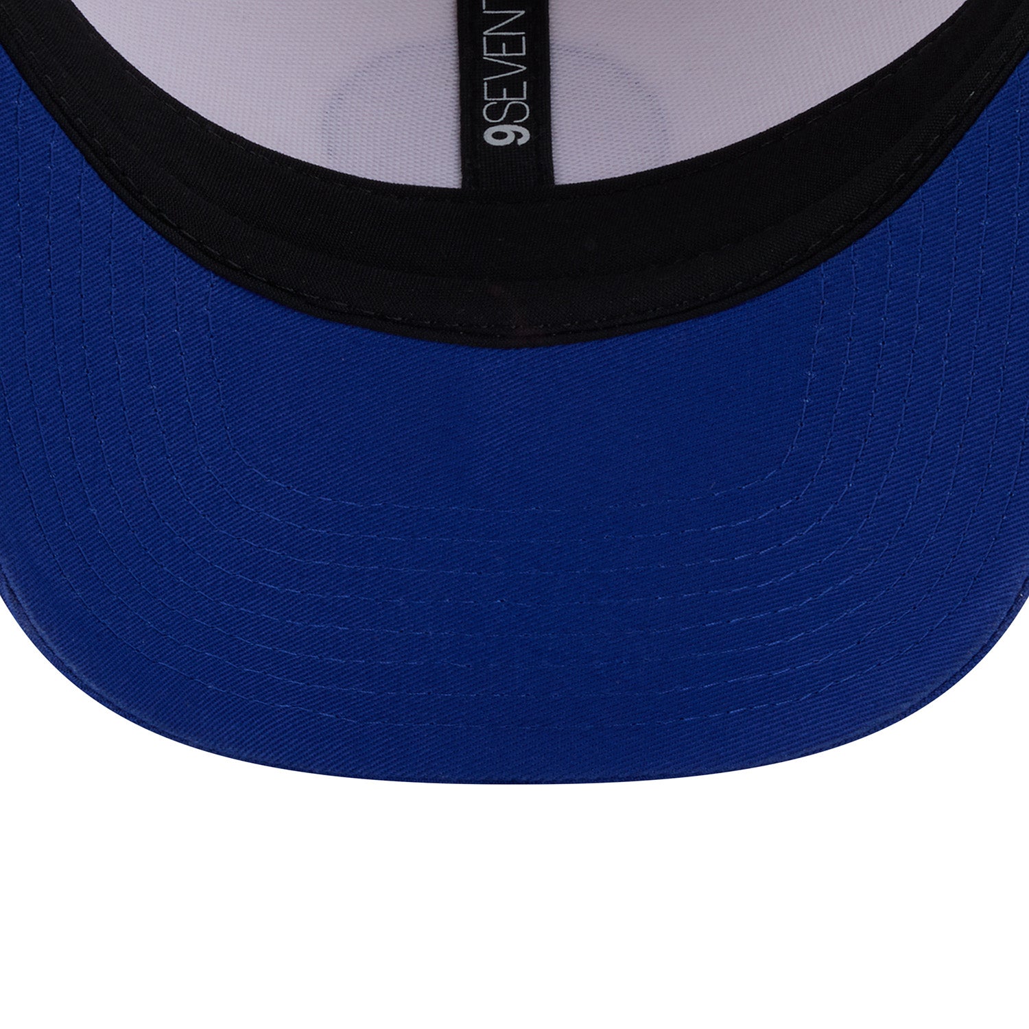 New Era Knicks Loyal Corduroy 970 Stretch Snapback Chrome/Royal - Under View