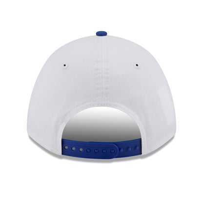 New Era Knicks Arch 940 M-Crown A Frame Snapback White/Royal - Back View