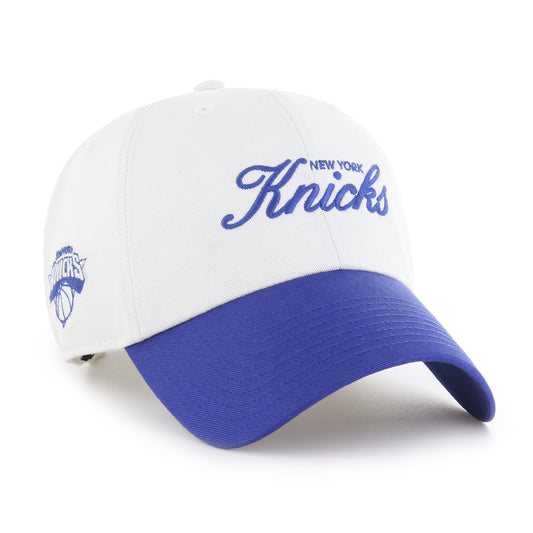 '47 Brand Knicks Sandstone/Royal Foundational Two-Tone Clean Up - Front Right View