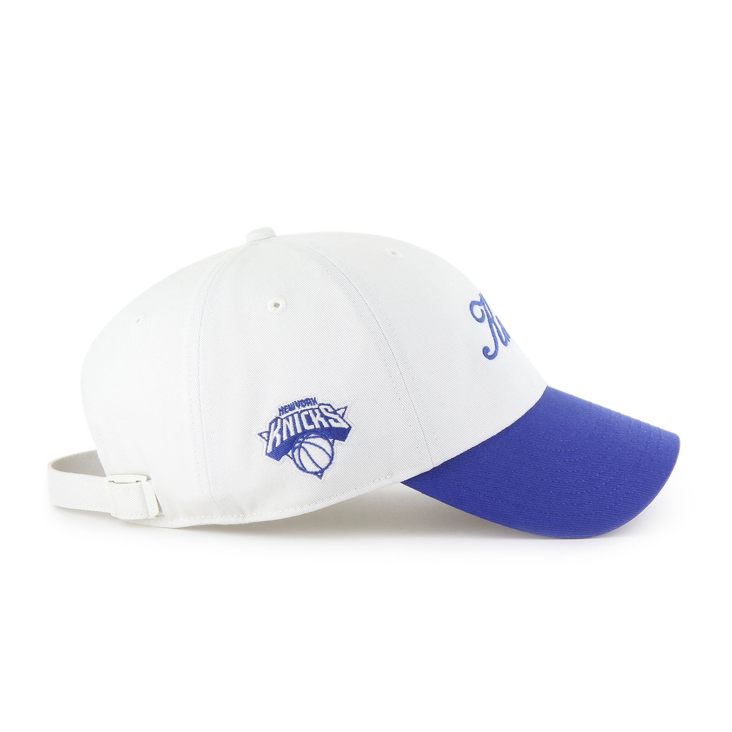 '47 Brand Knicks Sandstone/Royal Foundational Two-Tone Clean Up - Side View