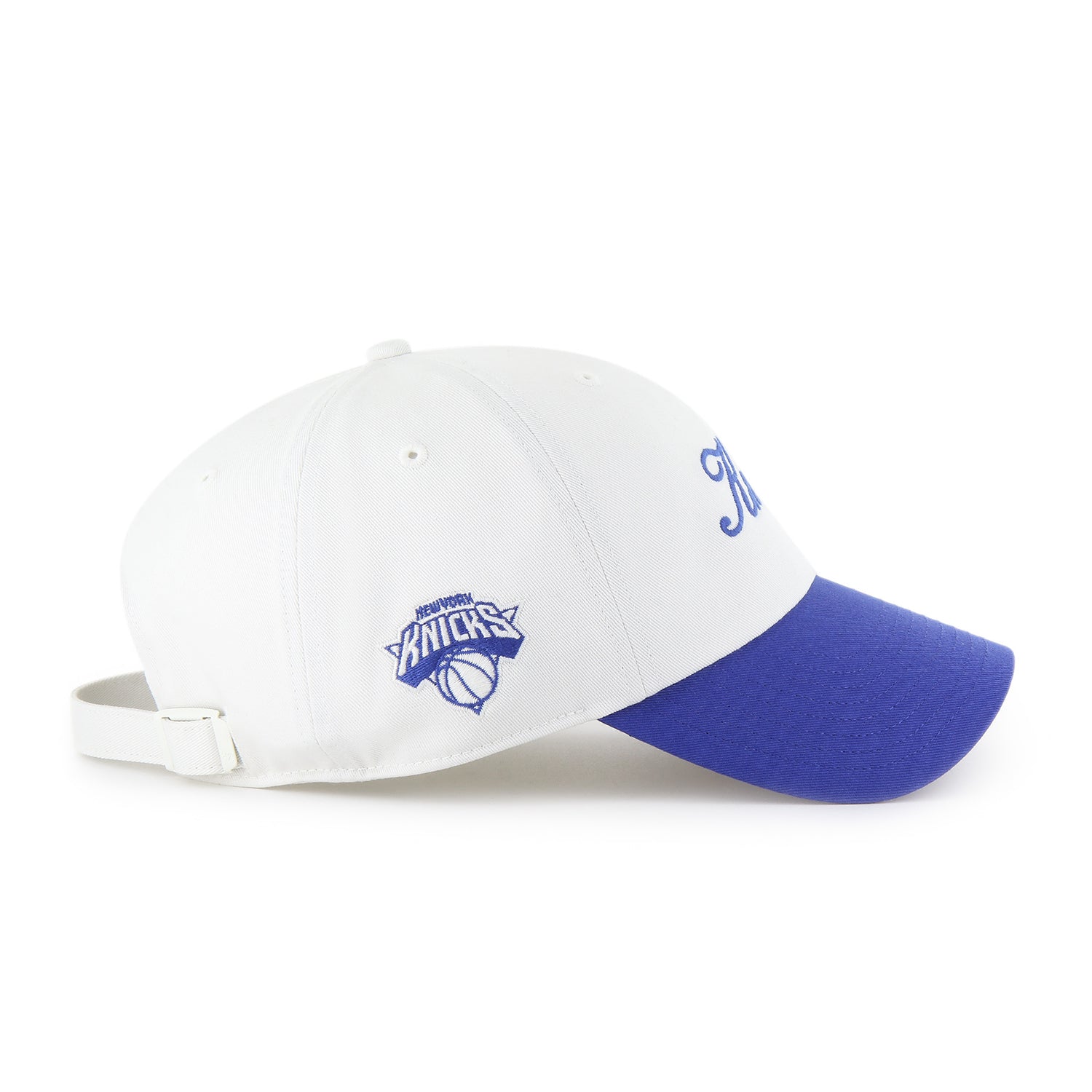 '47 Brand Knicks Sandstone/Royal Foundational Two-Tone Clean Up - Side View