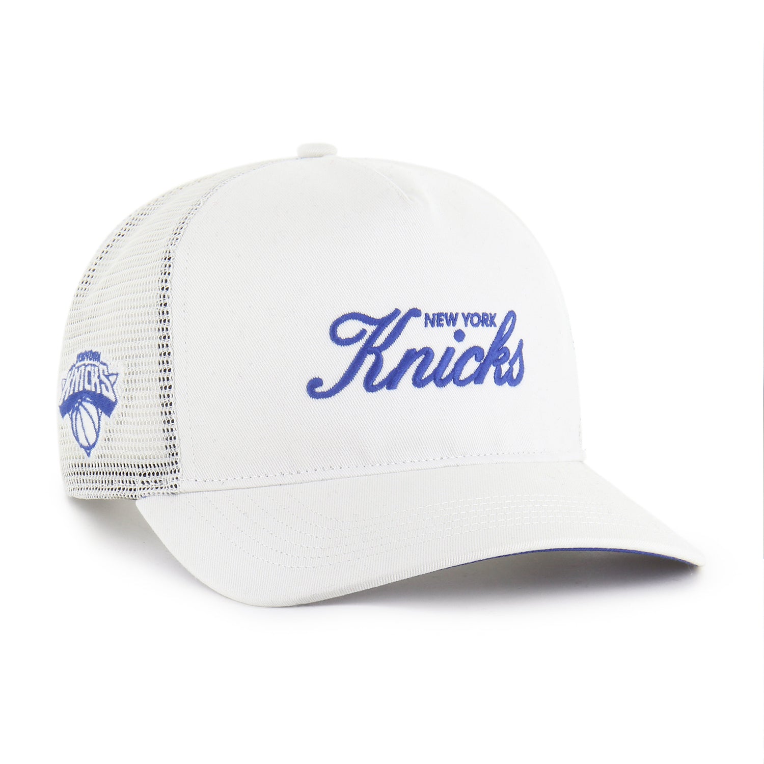 '47 Brand Knicks Sandstone Foundational Mesh Hitch - Front Right View