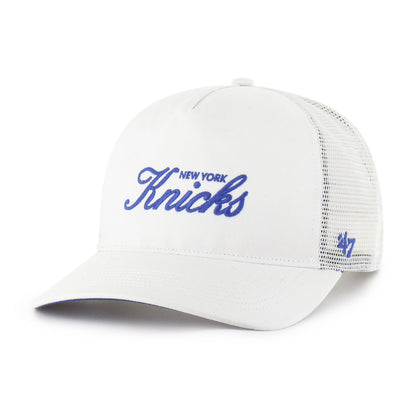 '47 Brand Knicks Sandstone Foundational Mesh Hitch - Front Left View