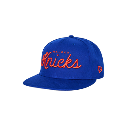New Era Malbon x Knicks Royal 5950 Fitted Cap - Front Left View