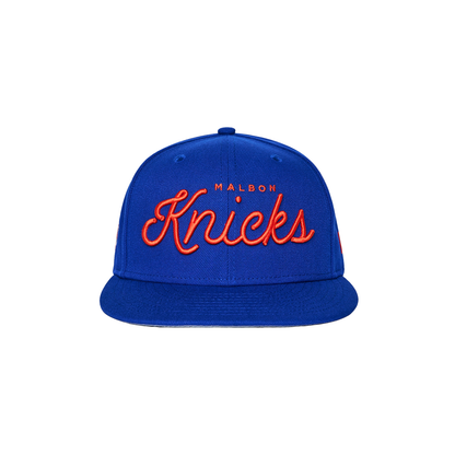 New Era Malbon x Knicks Royal 5950 Fitted Cap - Front View