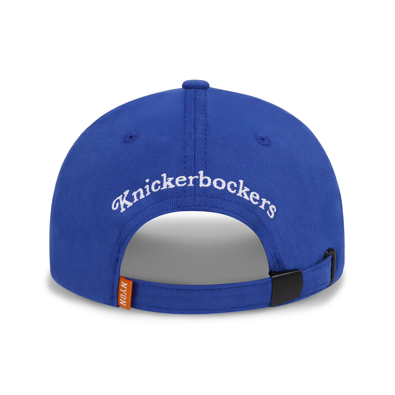 NYON x Knicks Royal Motto Cotton Twill Dad Hat - Back View