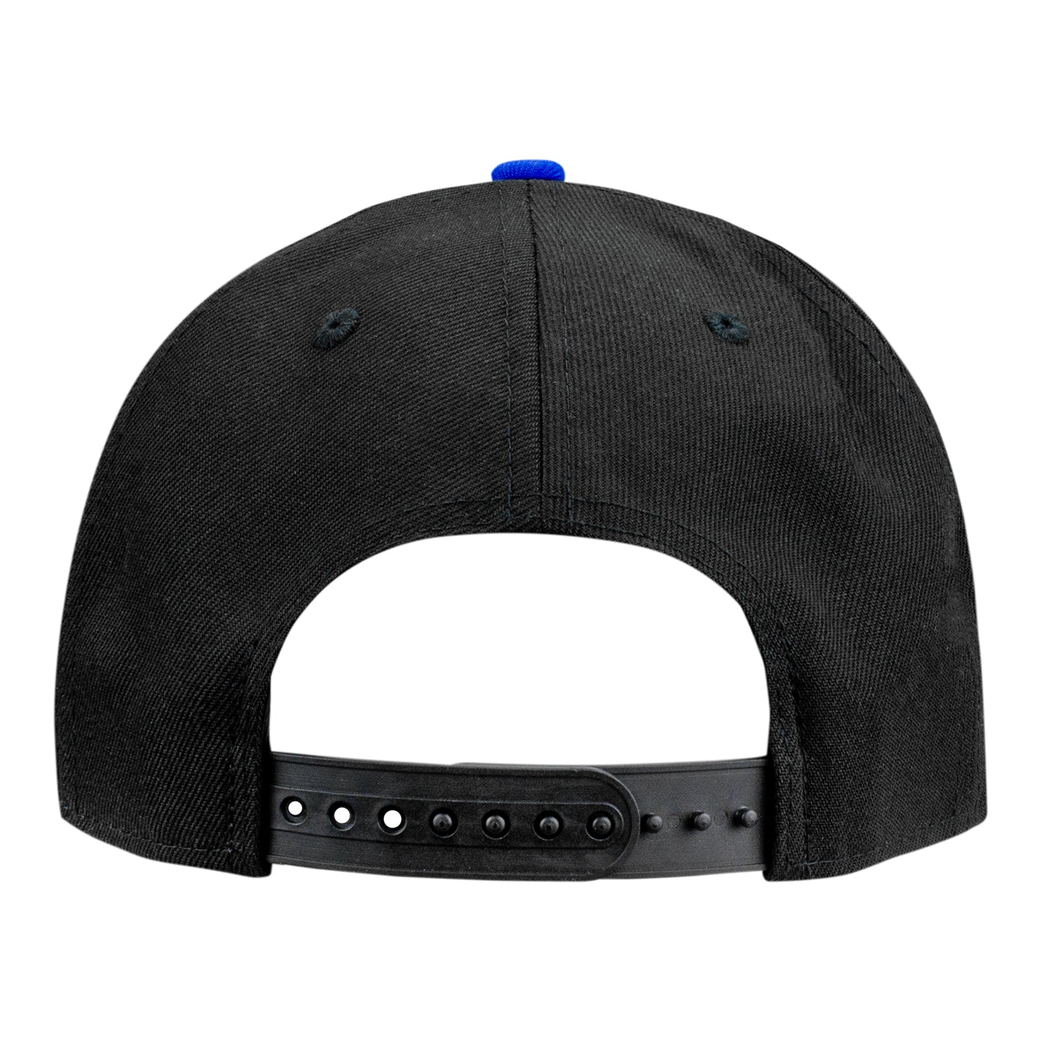 New Era Knicks Upside Down Two-Tone Black/Royal 940 A-Frame Snapback - Back View