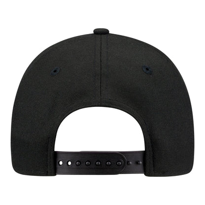 New Era Knicks Black Ball Logo 940 A-Frame Snapback - Back View