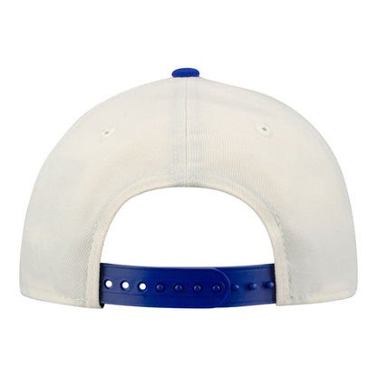 New Era Knicks Upside Down Two-Tone Chrome/Royal 940 A-Frame Snapback - Back View