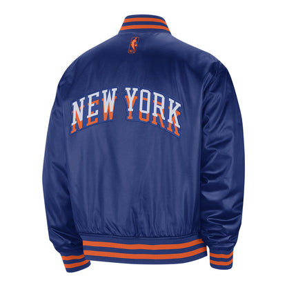 2023-24 Nike Knicks CITY EDITION Pregame Jacket - Back View