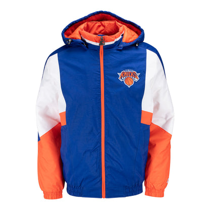 Starter Knicks Full Back Polyfill Jacket - Front View