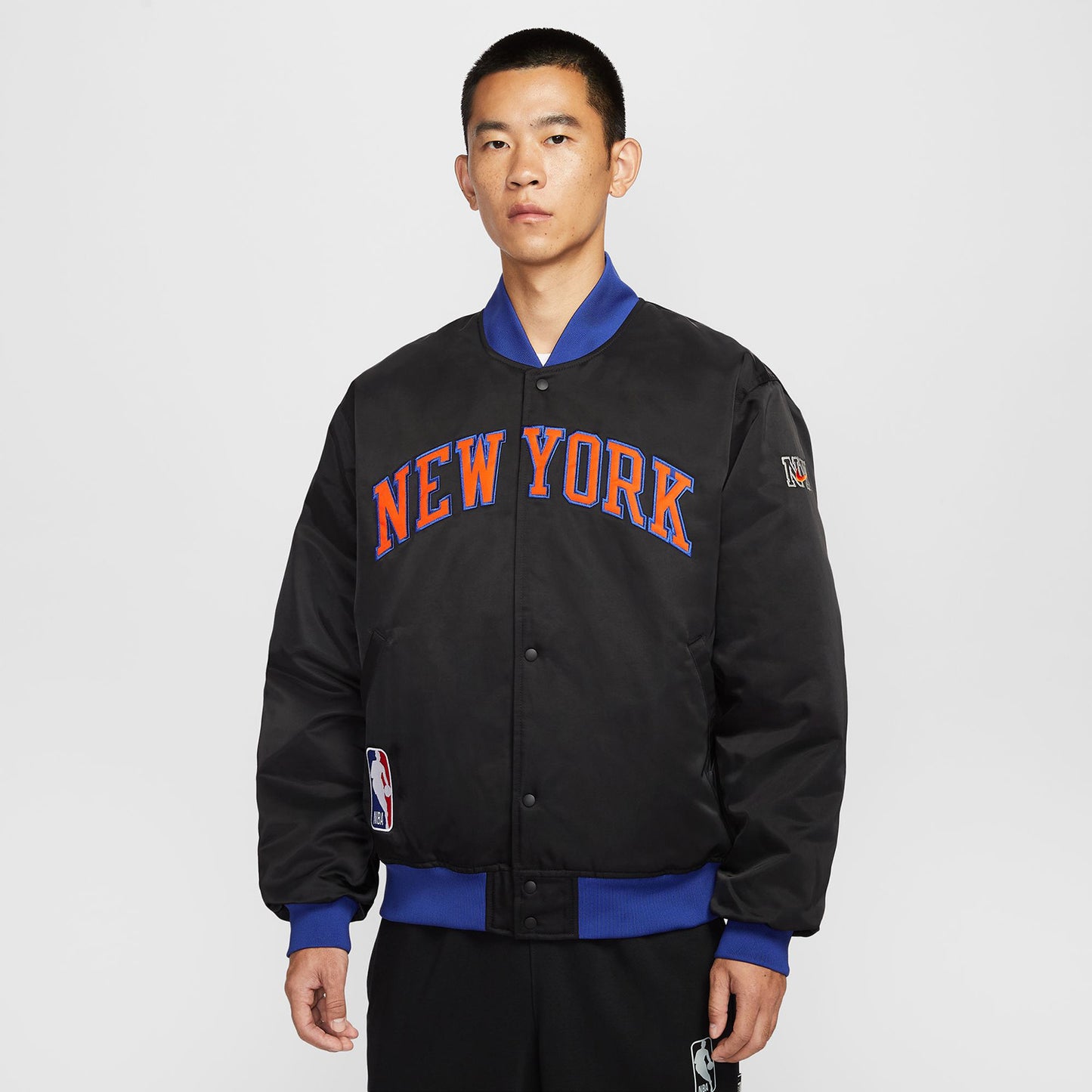 Nike Knicks City Edition 2025-26 Jacket - Front View