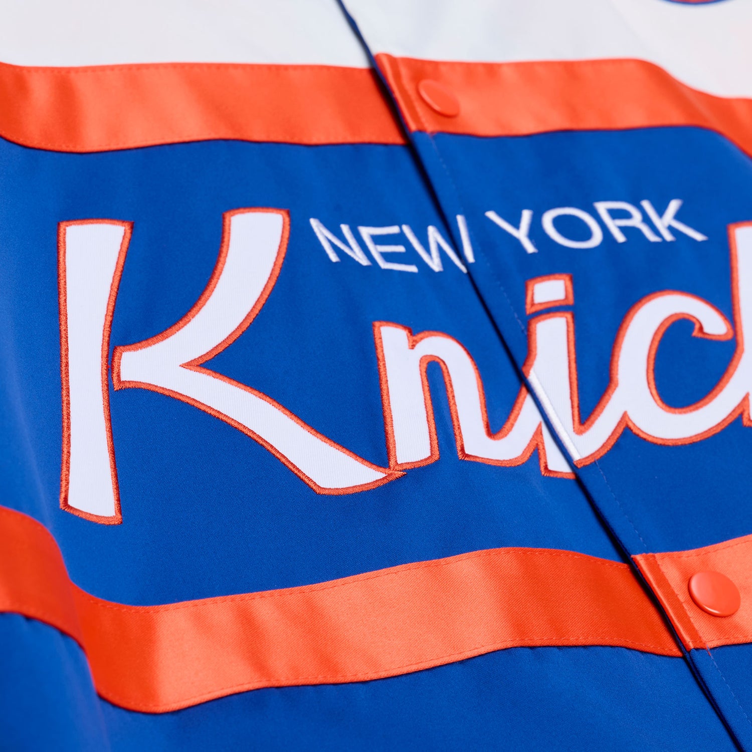 Mitchell & Ness Knicks Team Color Head Coach Lightweight Satin