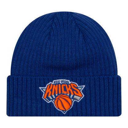 New Era Knicks Royal Core Classic Knit Cuff - Front View