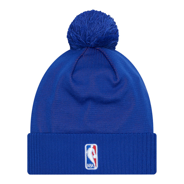 New Era Knicks 2023 Draft Knit Hat - In Blue - Back View
