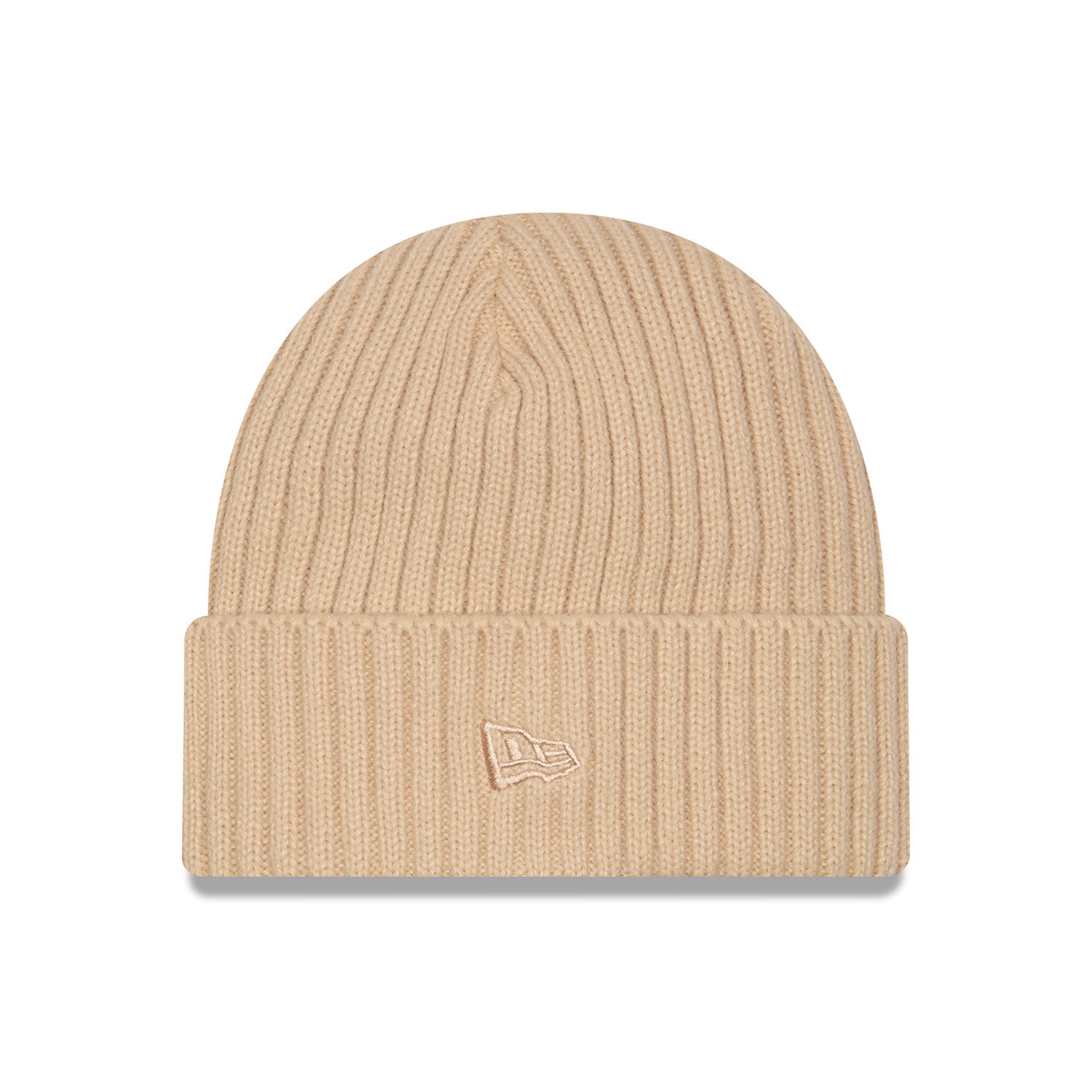 New Era Knicks Color Pack Taupe Knit Cuff - Side View