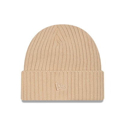 New Era Knicks Color Pack Taupe Knit Cuff - Side View