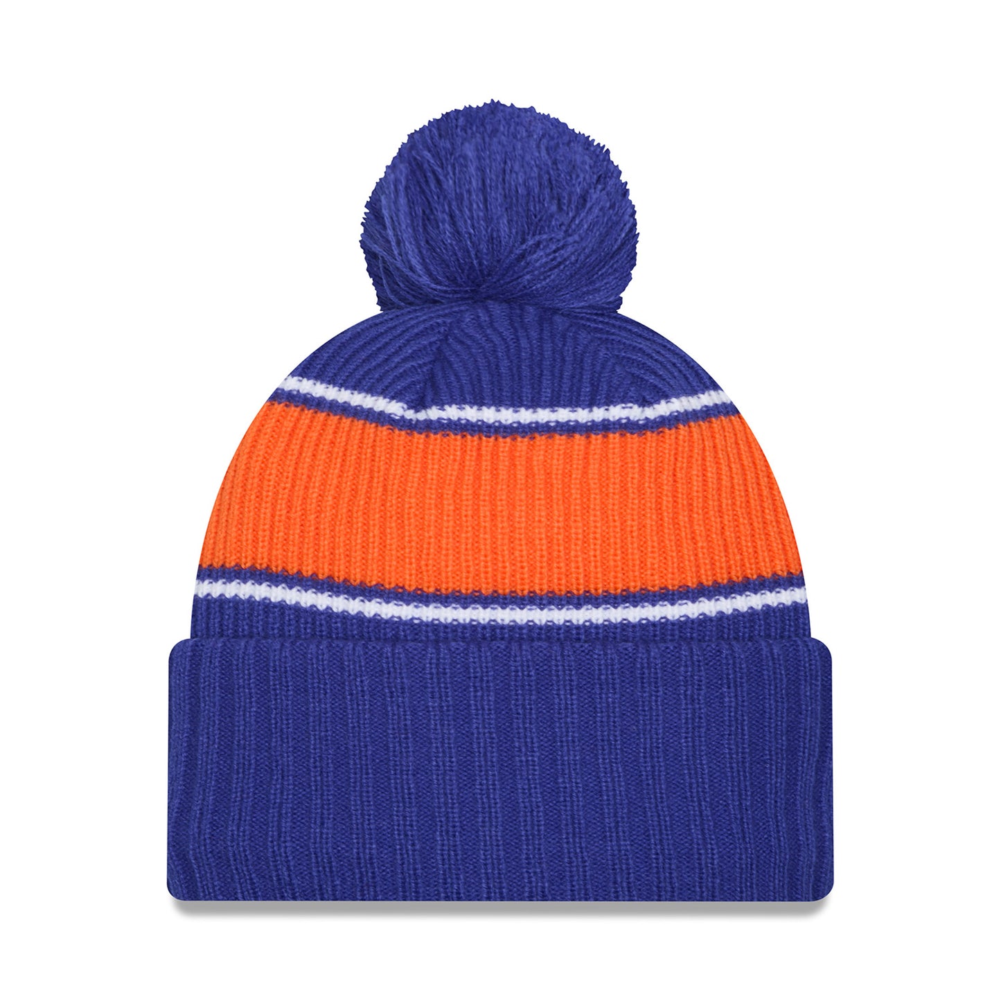 New Era Knicks Bold Royal Knit Pom - Back View