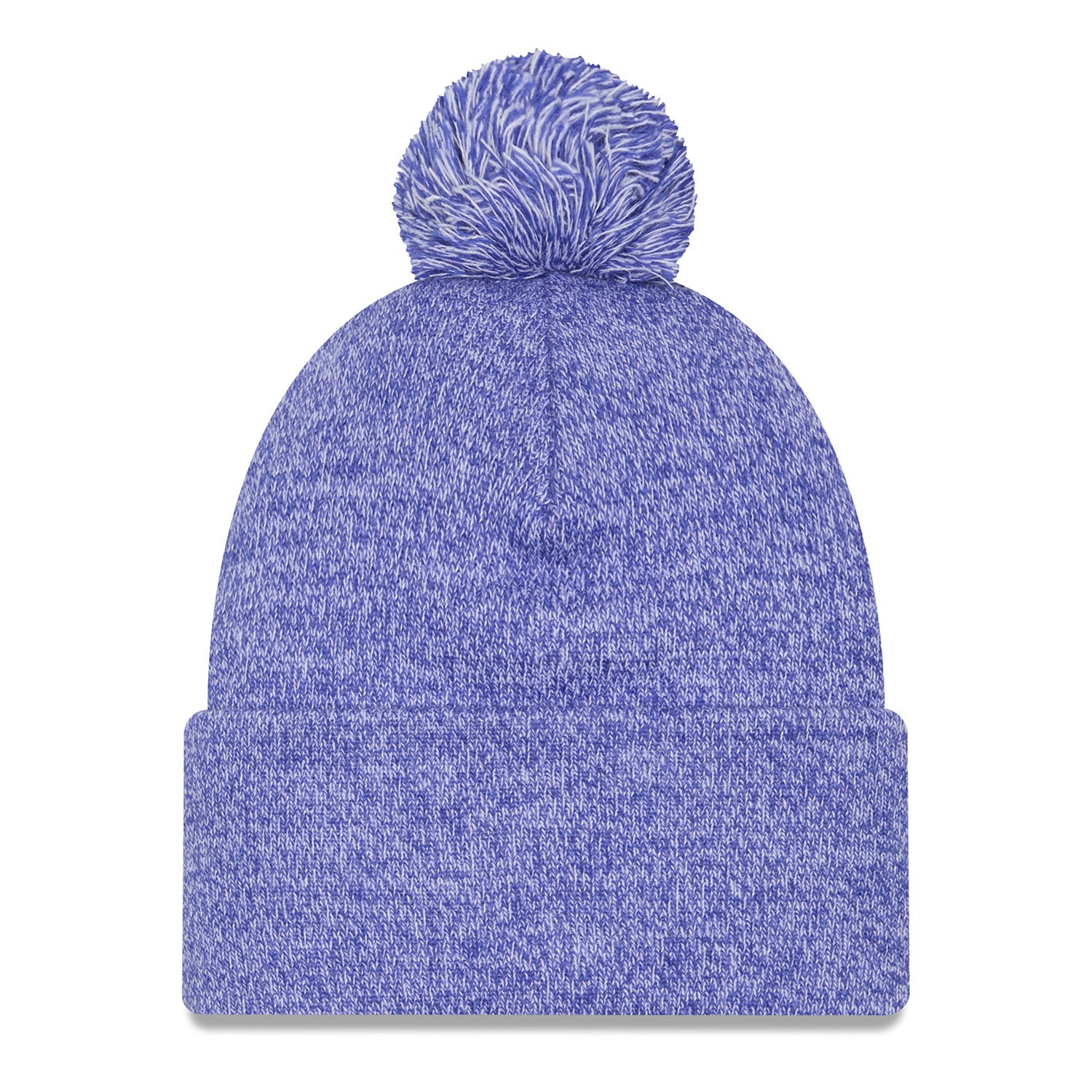 New Era Knicks Marled Royal Knit Pom - Back View
