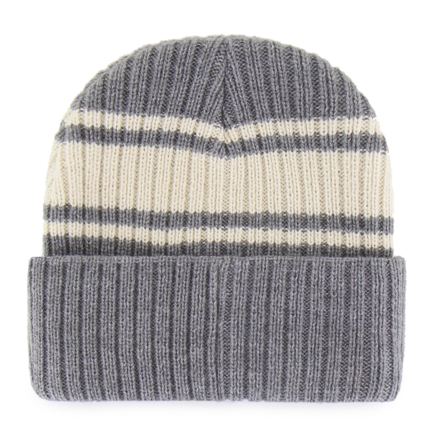 '47 Brand Knicks Dark Grey Harbor Stripe Cuff Knit - Back View