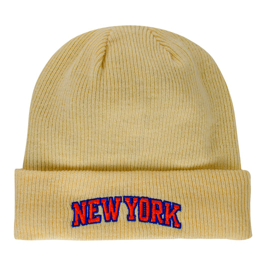 New Era Knicks Exclusive City Edition Beanie - Front View