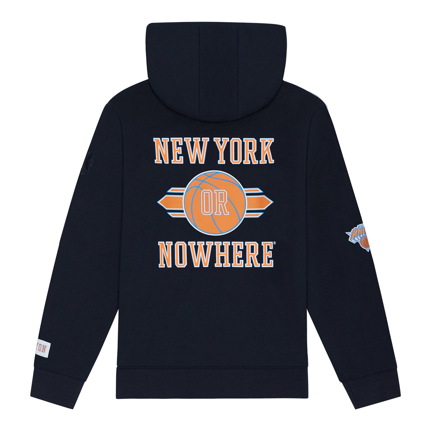NYON x Knicks Navy "Swish" Hoodie - Back View