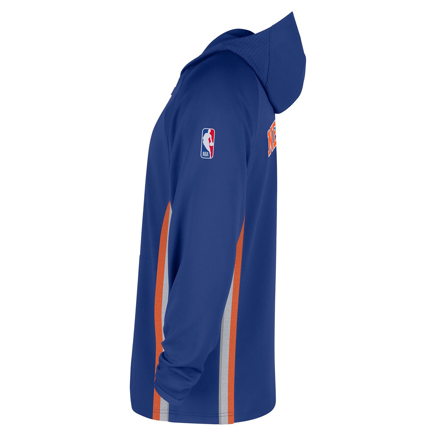 Nike Knicks On Court 25-26 Drifit Zone Quarter Zip Hood Top - Side View
