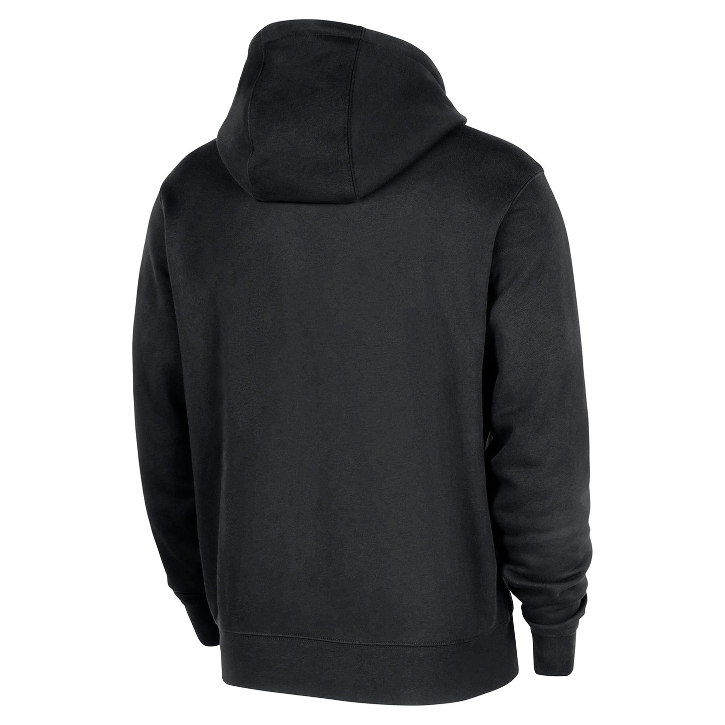 Nike Knicks On Court 25-26 Practice Black Club Hoodie - Back View